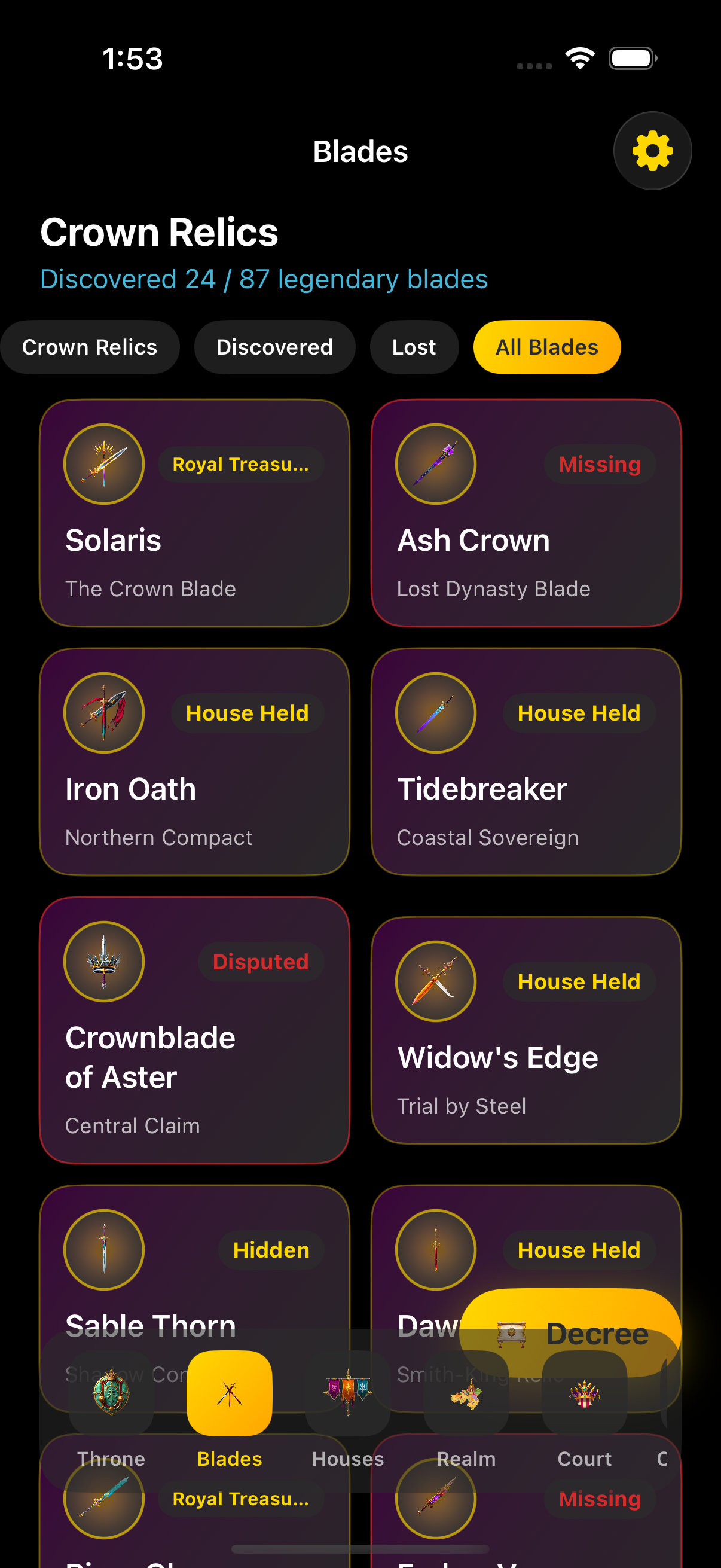 Blade Kingdom blades archive